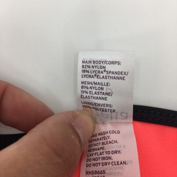 Zella Pink White Color Block Bikini Bottom Size XS NWT - Picture 4 of 4